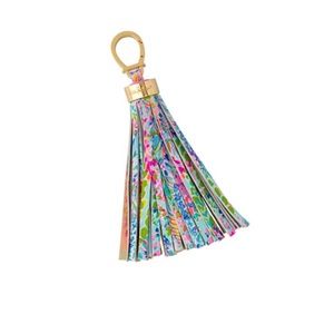 Lilly Pulitzer Tassle Key Fob new without tag